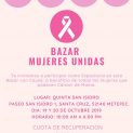 Bazar con causa: mujeres unidas