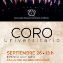 Coro Universitario en la Facultad de Odontología