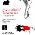 ¿Quietud? Performance